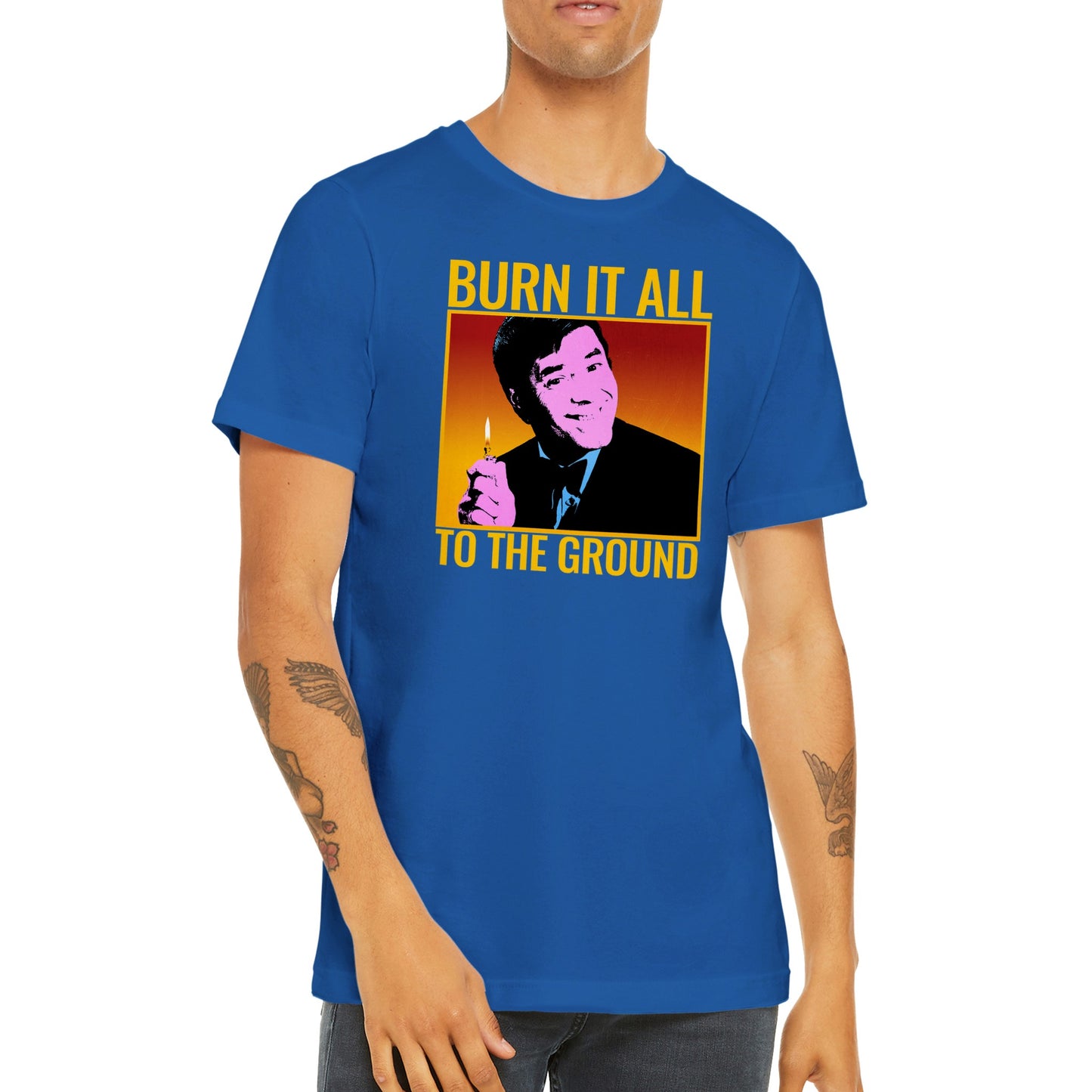 "BURN IT" Premium Unisex Crewneck T-shirt
