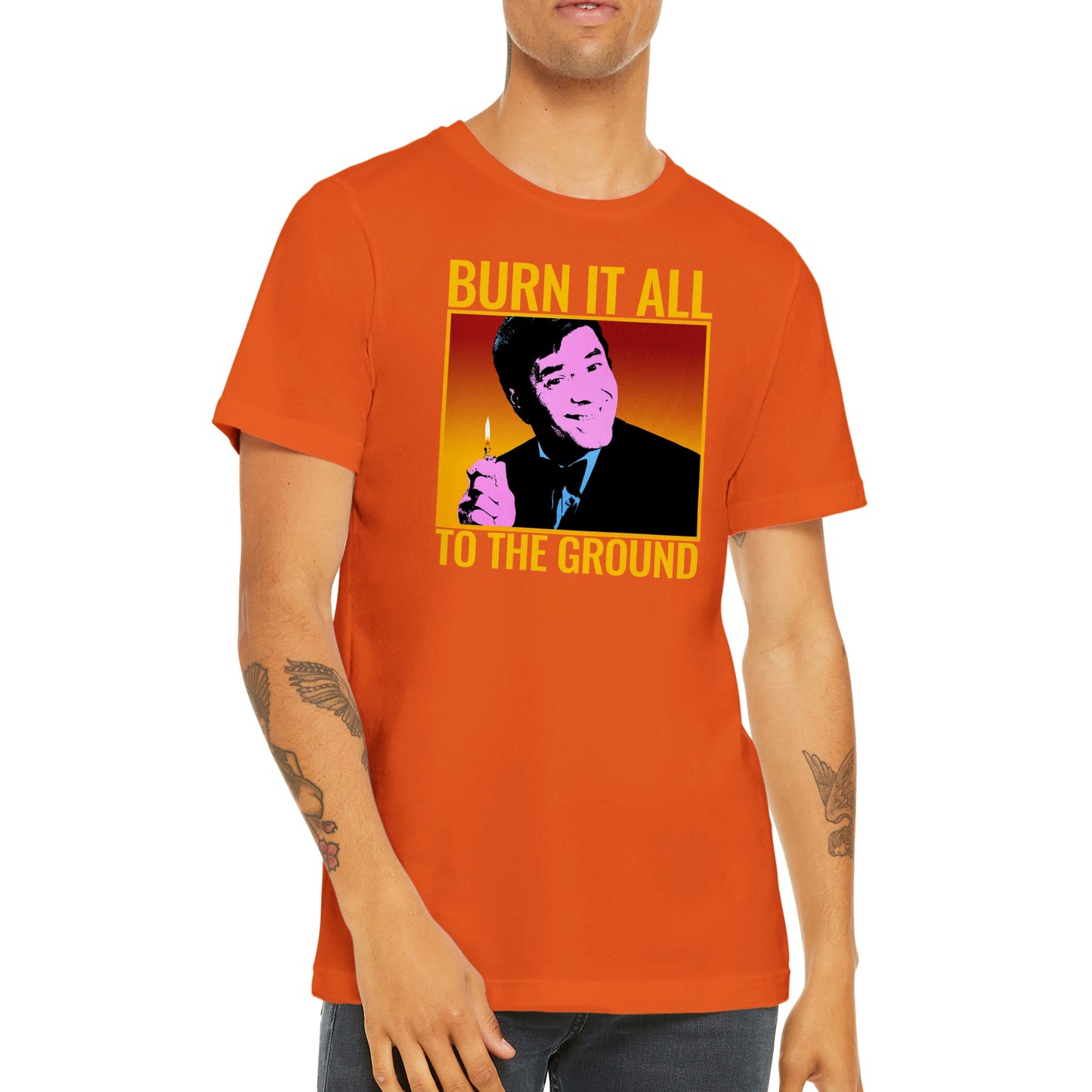 "BURN IT" Premium Unisex Crewneck T-shirt