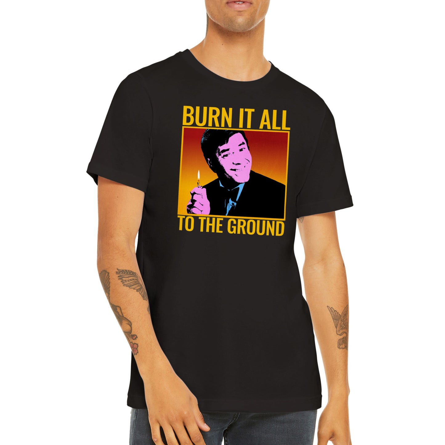 "BURN IT" Premium Unisex Crewneck T-shirt