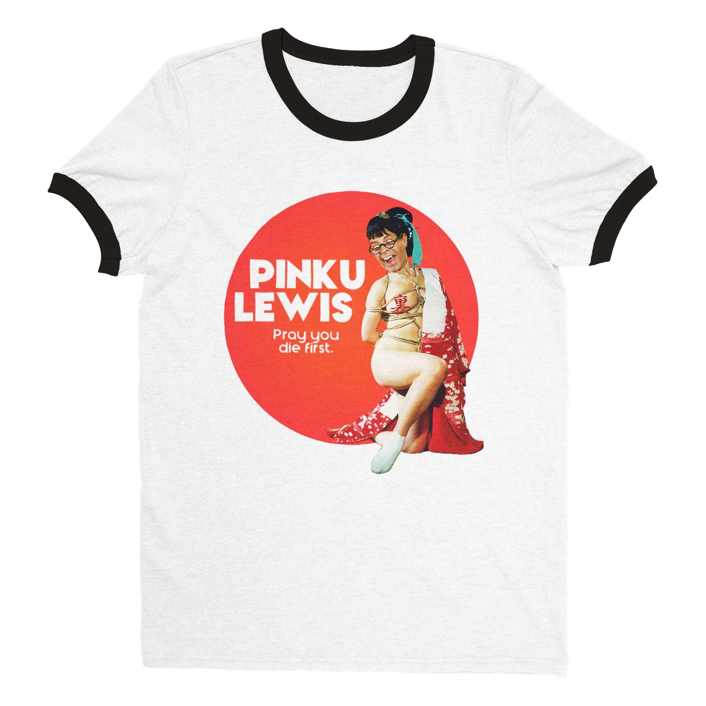 "Pinku Lewis" Unisex Ringer T-shirt